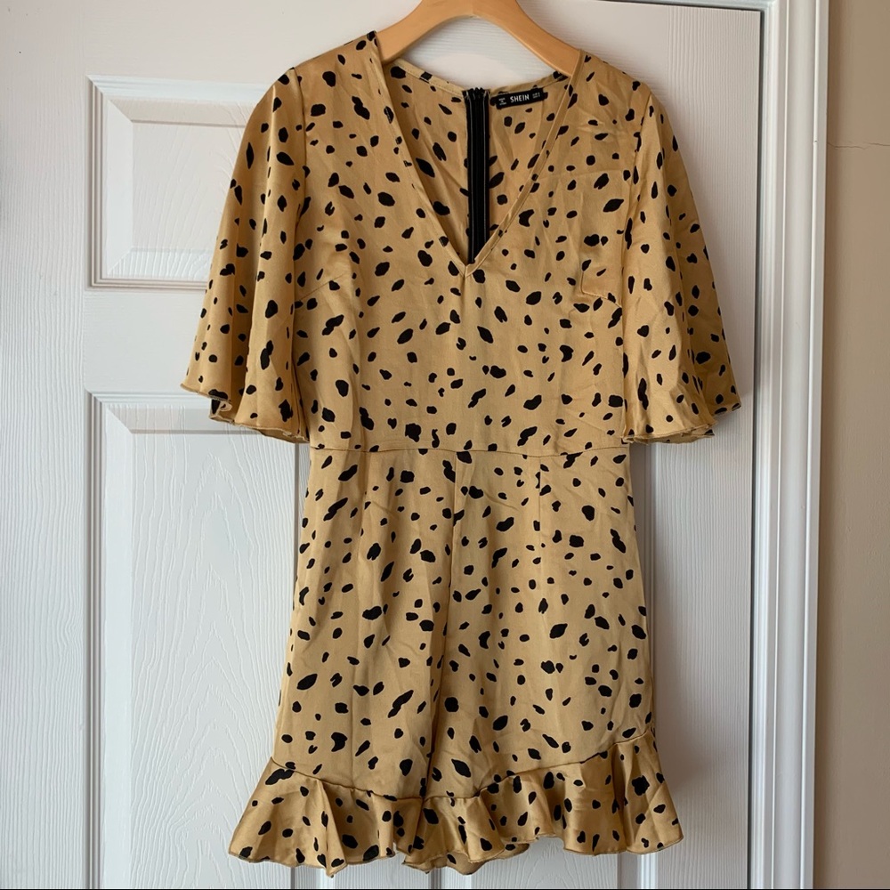 Gorgeous dalmation print romper